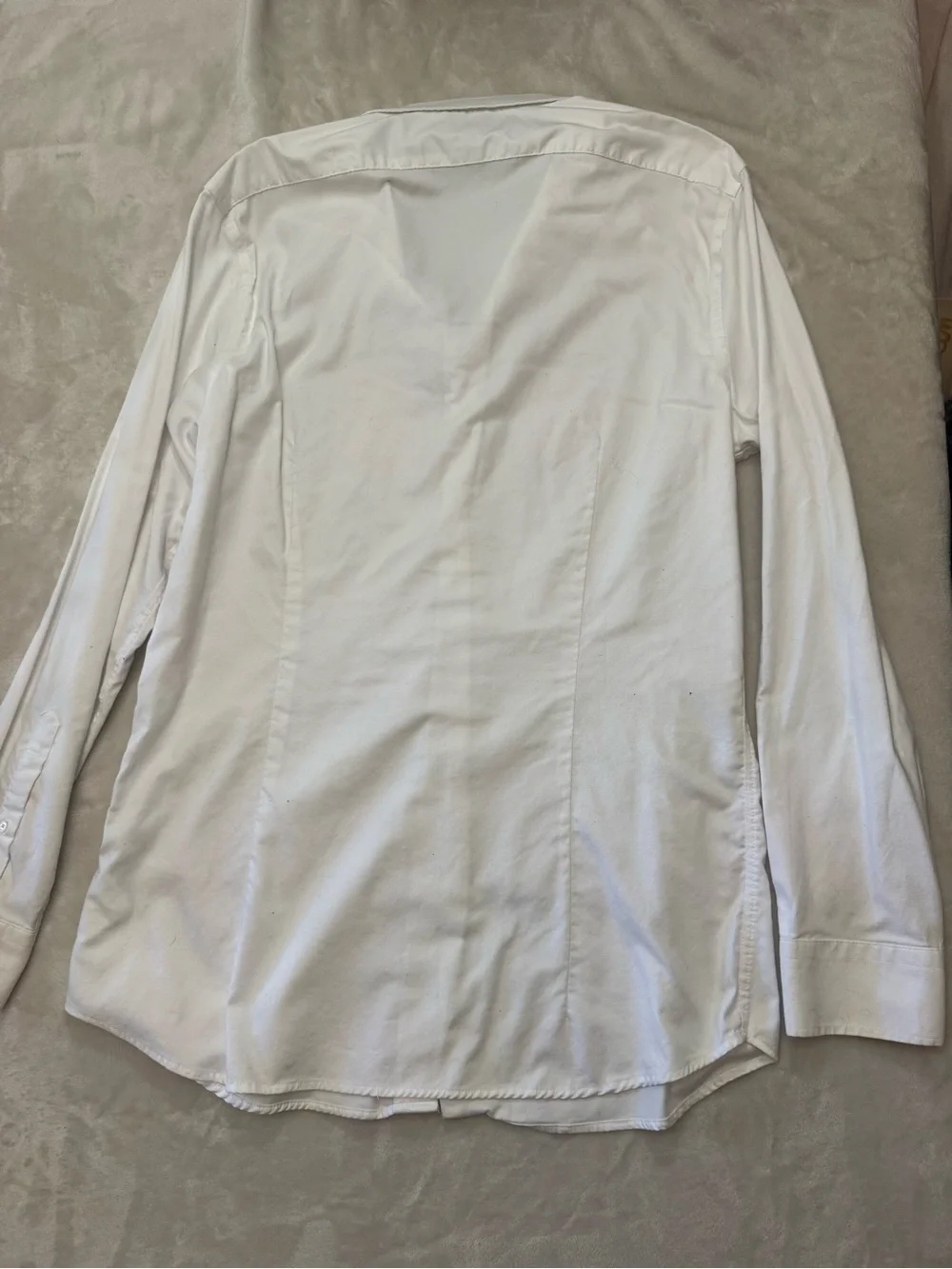 Banana Republic White Men's Dress Shirt - Slim Collar Button-Up